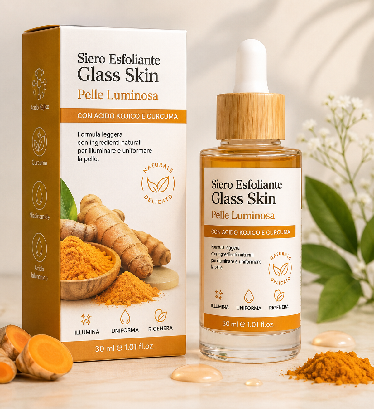 Siero Esfoliante Glass Skin - Pelle Luminosa