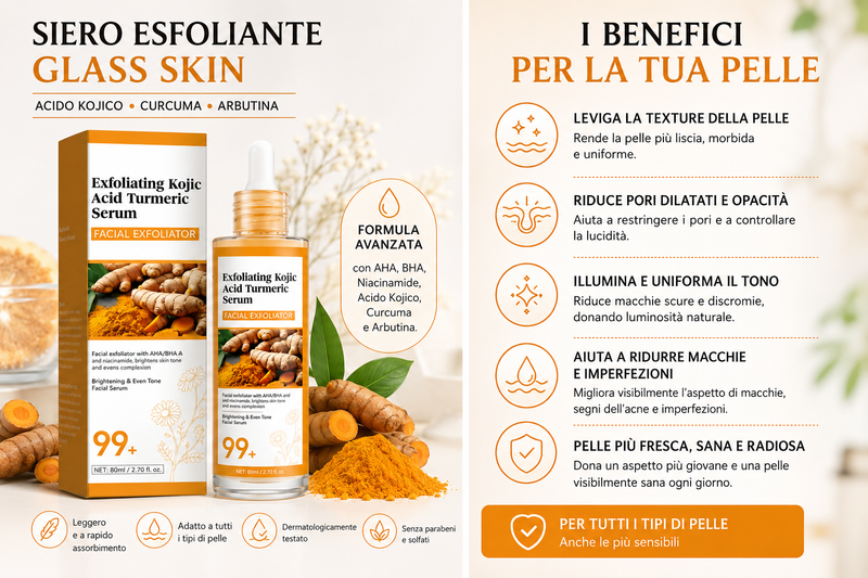 Siero Esfoliante Glass Skin - Pelle Luminosa